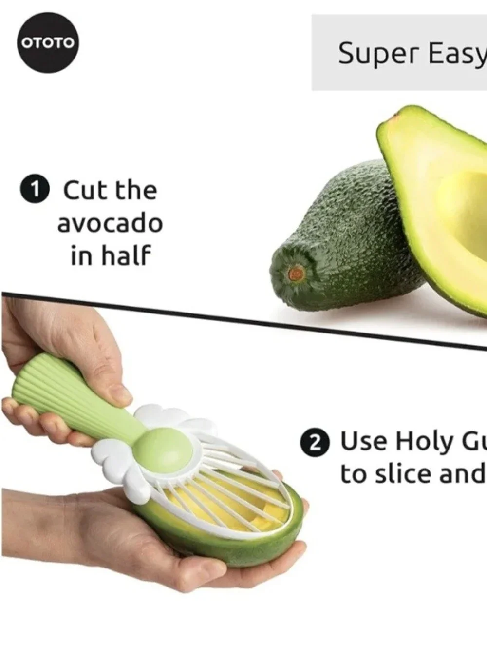 Holy Guacamole Avocado Peeler and Slicer - BPA Free by Ototo BNWT 5☆ RETIRED